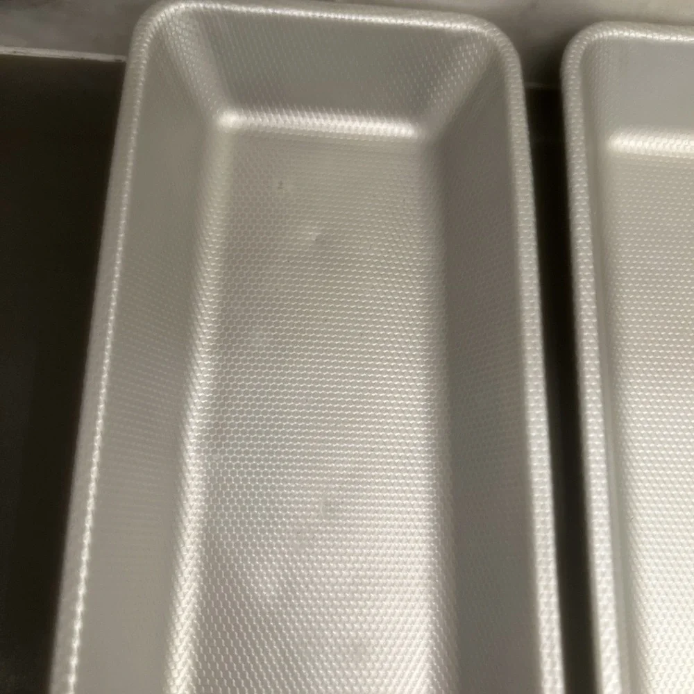 Vintage Set Aluminum Metal Ice Cube Trays 14 Cubes w/Plastic Insert 2 Trays Lot